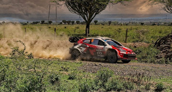 The winner Safari Rally Kenya 2026